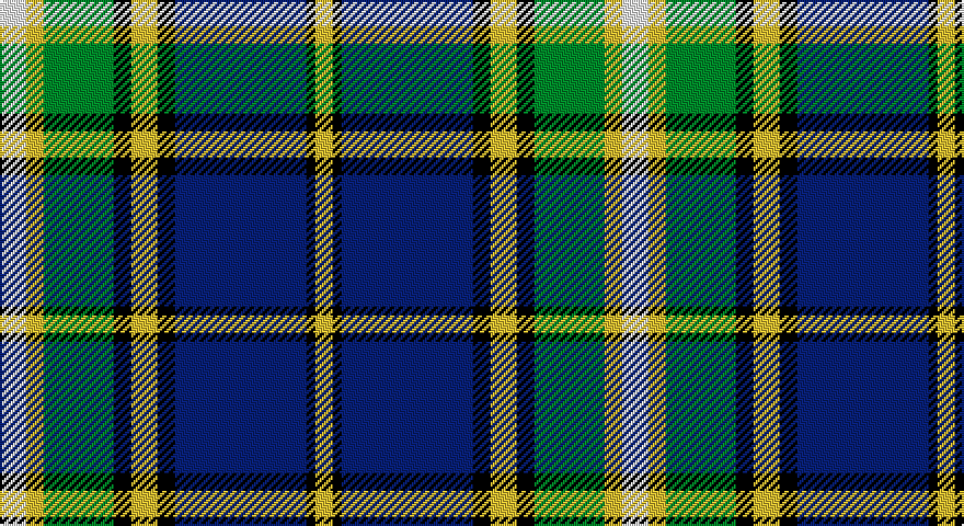 W/12 LY8 G32 K8 LY12 K8 DB60 K4 LY/8 tartan
