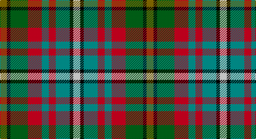 Y/12 K6 DG30 R24 G12 R12 G24 K6 W/12 tartan