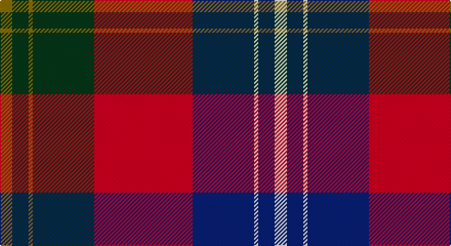 Y/12 DG16 Y4 DG60 R96 DB60 W4 DB16 W/12 tartan